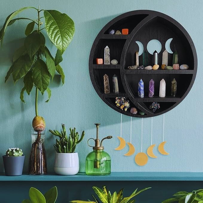 Ella & Emma Wooden Moon Shelf