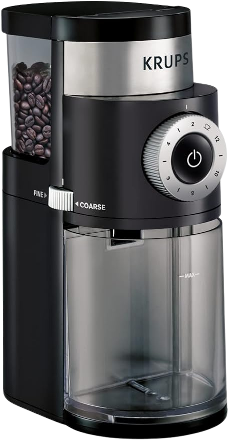 KRUPS Precision Flat Coffee Burr Grinder