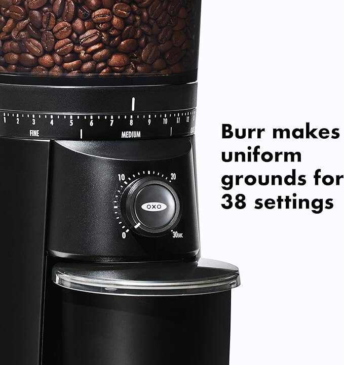 OXO Brew Conical Burr Coffee Grinder - Matte Black 2